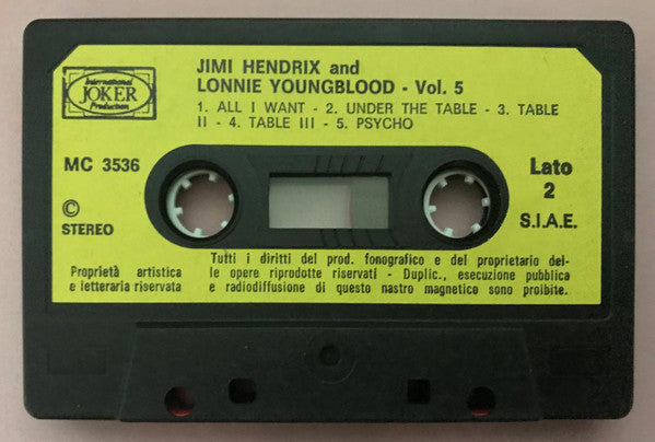 Jimi Hendrix And Lonnie Youngblood : Vol. 5 (Cass)