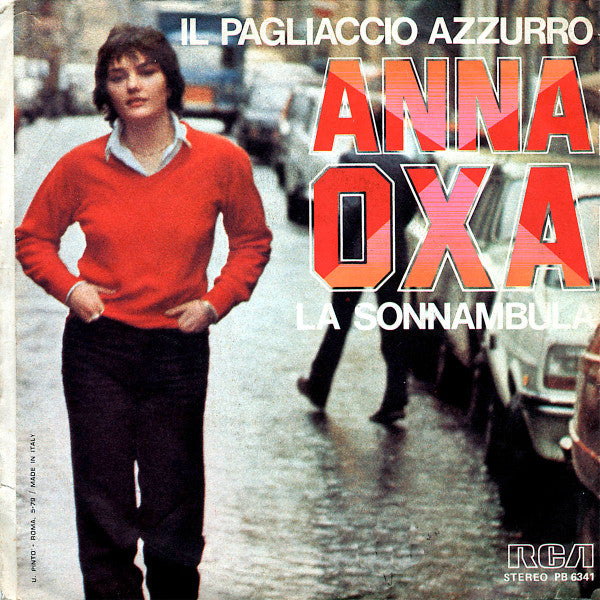 Anna Oxa : Il Pagliaccio Azzurro / La Sonnambula (7")