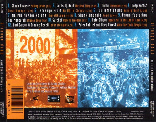 Various : Strange Days (Music From The Motion Picture) (CD, Comp)