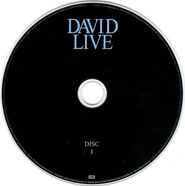 David Bowie : David Live (2xCD, Album, RE, Sli)