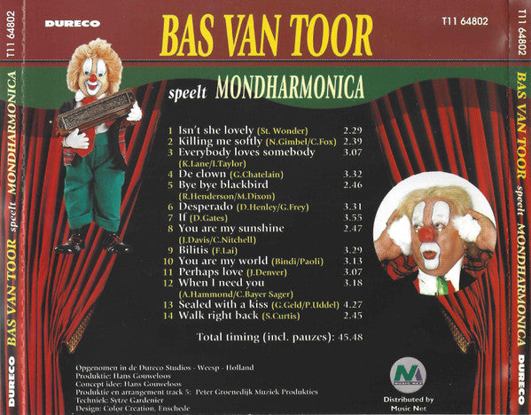 Bas van Toor : Speelt Mondharmonica (CD)