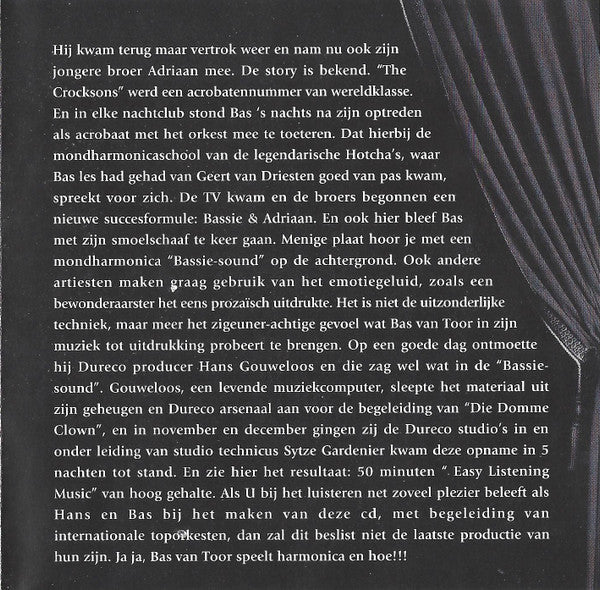 Bas van Toor : Speelt Mondharmonica (CD)