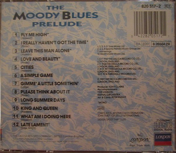 The Moody Blues : Prelude (CD, Comp, Mono)