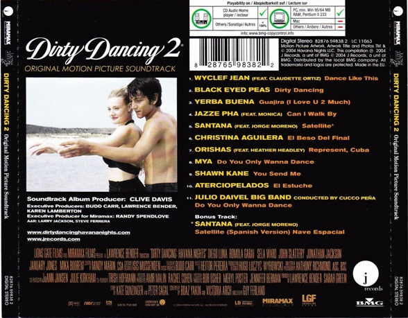 Various : Dirty Dancing 2 (Original Motion Picture Soundtrack) (CD, Album, RP)
