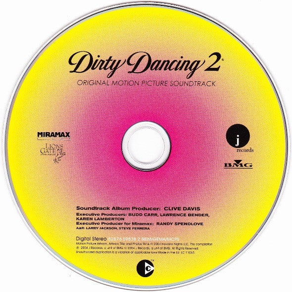 Various : Dirty Dancing 2 (Original Motion Picture Soundtrack) (CD, Album, RP)