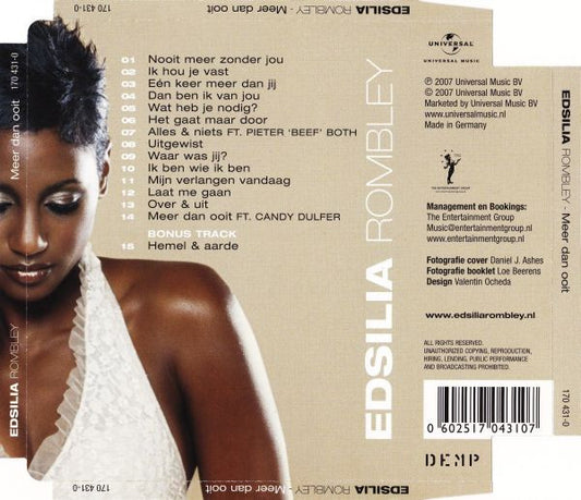 Edsilia Rombley : Meer Dan Ooit (CD, Album)