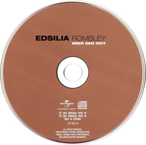 Edsilia Rombley : Meer Dan Ooit (CD, Album)