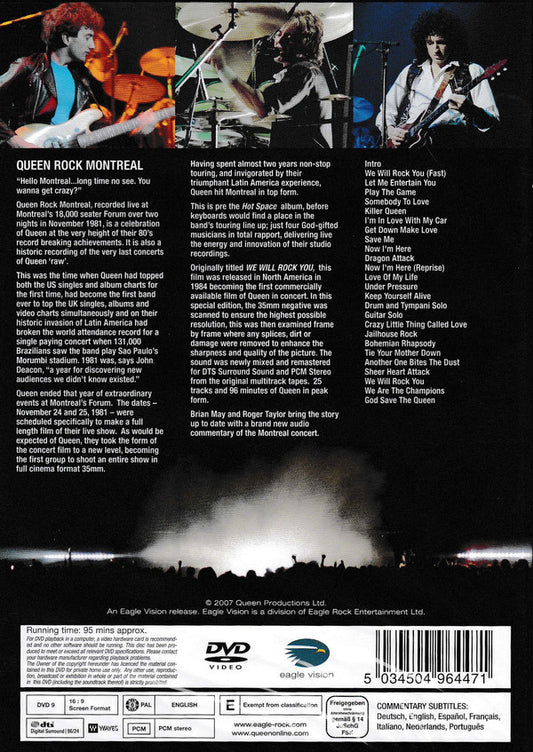 Queen : Rock Montreal (DVD-V, Multichannel, PAL)