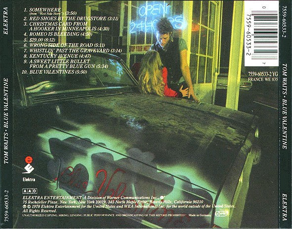 Tom Waits : Blue Valentine (CD, Album, RE)
