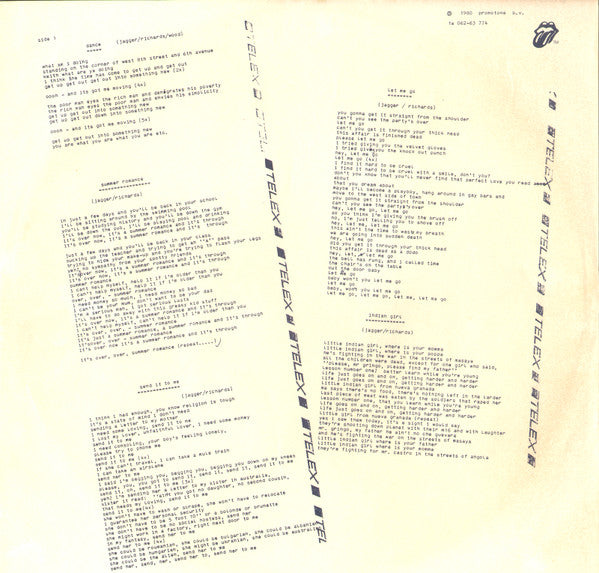 The Rolling Stones : Emotional Rescue (LP, Album)