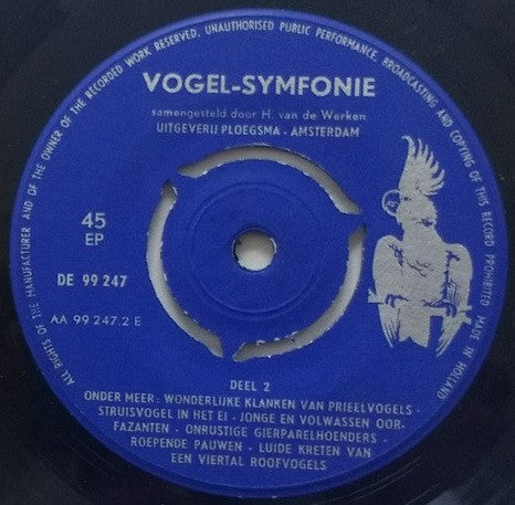 H. van de Werken : Vogel-Symfonie (7", EP)