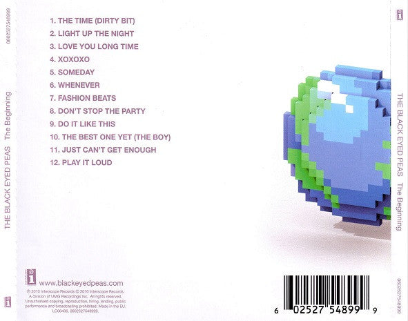 Black Eyed Peas : The Beginning (CD, Album)