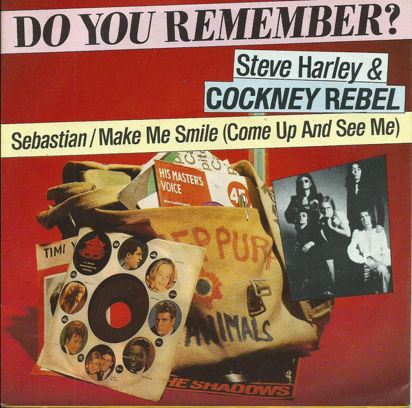 Steve Harley & Cockney Rebel : Sebastian / Make Me Smile (Come Up And See Me) (7", Single, RE)