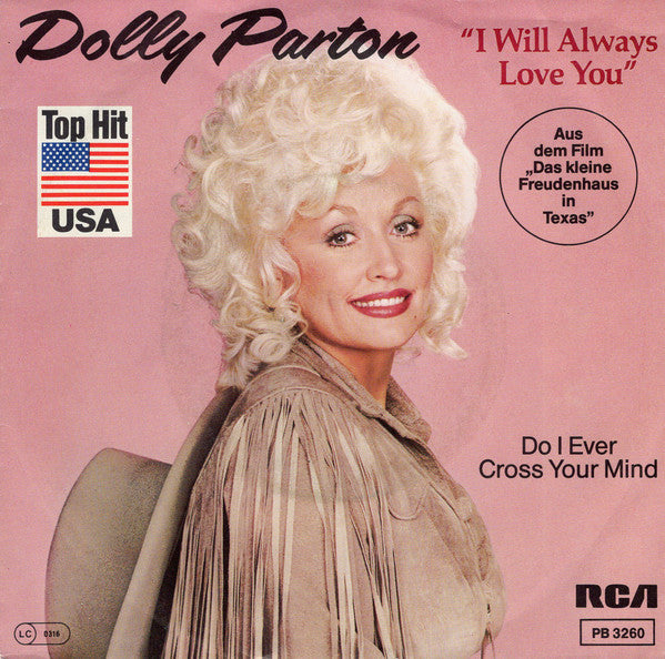 Dolly Parton : I Will Always Love You (7", Single)