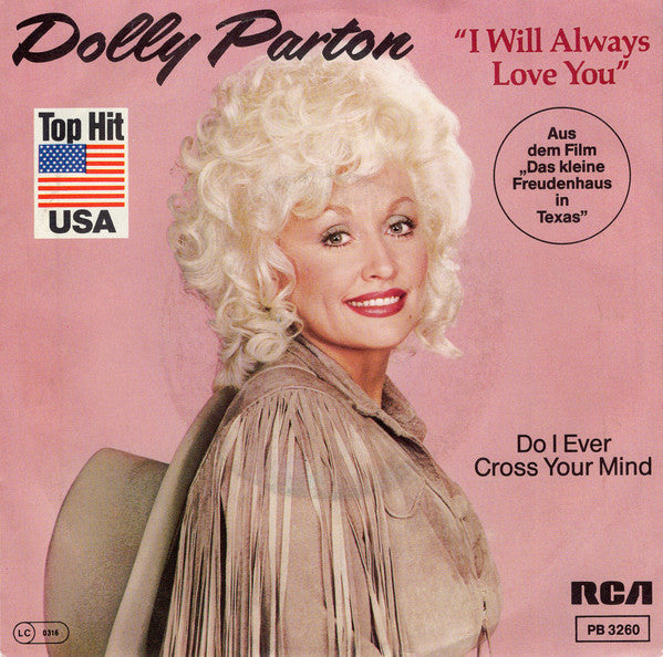 Dolly Parton : I Will Always Love You (7", Single)