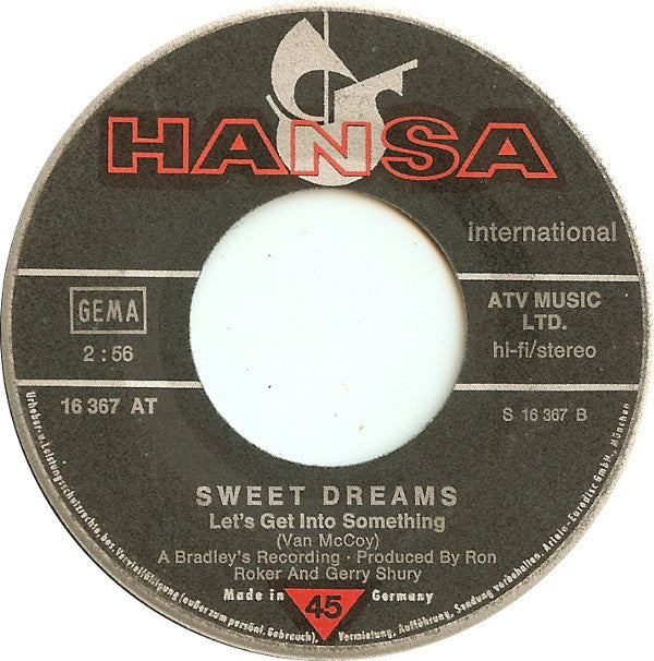 Sweet Dreams (3) : Love A Little Longer (7")