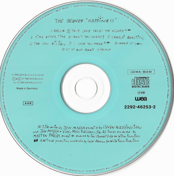The Beloved : Happiness (CD, Album)