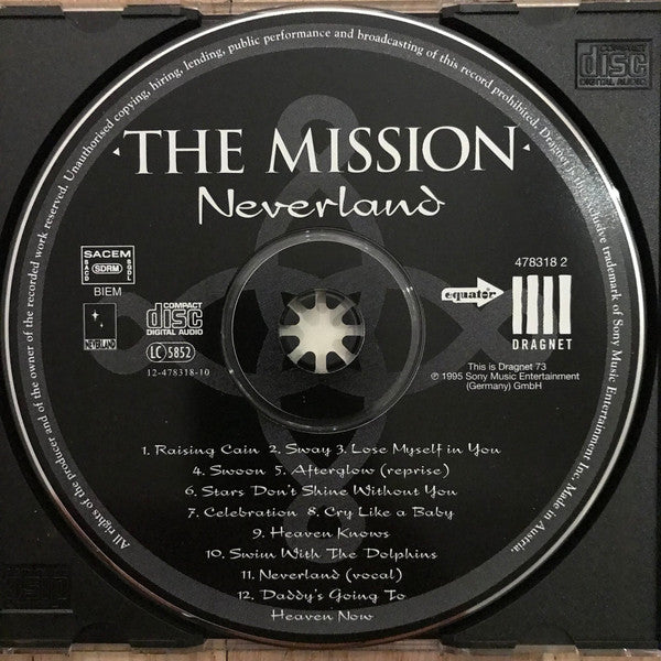 The Mission : Neverland (CD, Album)