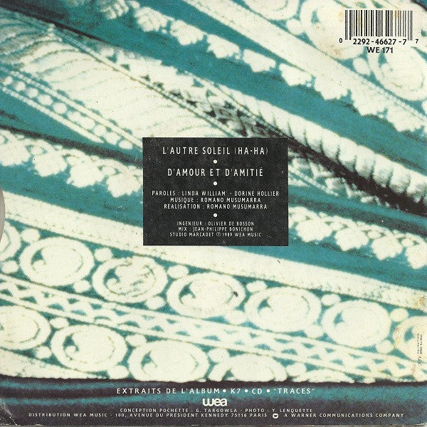 Linda William' : L'autre Soleil (Ha-Ha) (7", Single)