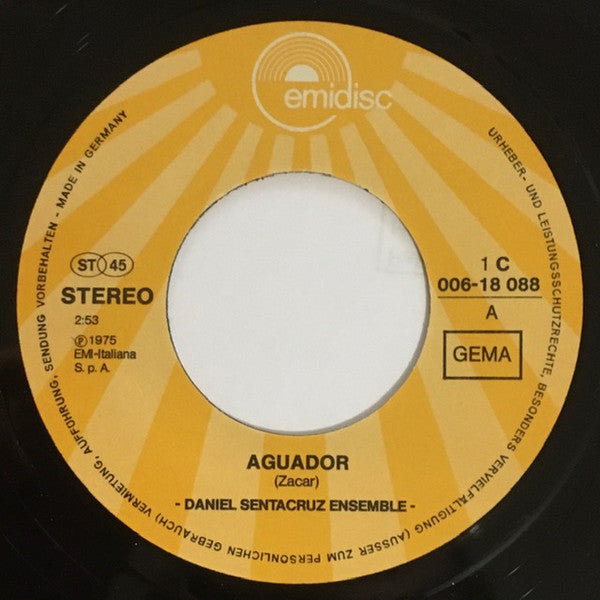 Daniel Sentacruz Ensemble : Aguador / Para Bailar, Para Cantar (7", Single)