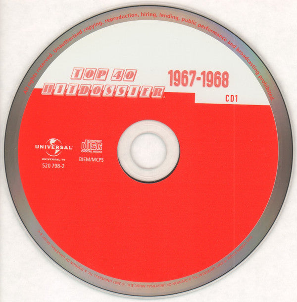 Various : Top 40 Hitdossier 1967-1968 (2xCD, Comp)