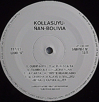Kollasuyu Ñan : Pukuricuy (LP, Album)
