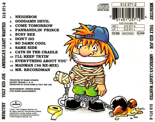 Ugly Kid Joe : America's Least Wanted (CD, Album)