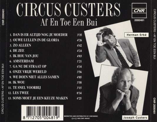 Circus Custers : Af En Toe Een Bui (CD, Album)