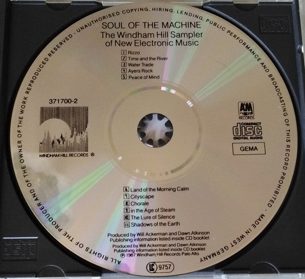 Various : Soul Of The Machine - The Windham Hill Sampler Of New Electronic Music (CD, Comp)