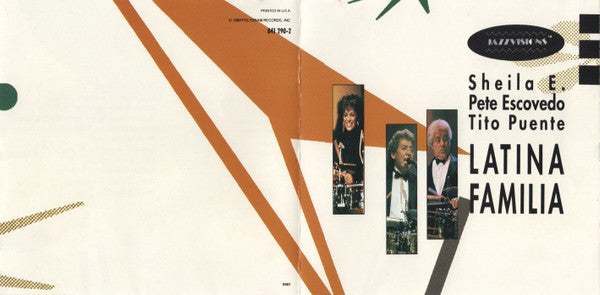 Sheila E., Pete Escovedo, Tito Puente : Latina Familia (CD, Album)