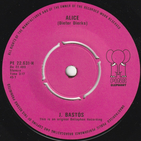 Juan Bastos : Holy Goly Girl (7", Single)