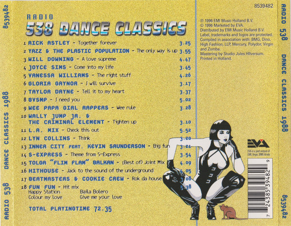 Various : Radio 538 Dance Classics 1988 (CD, Comp)