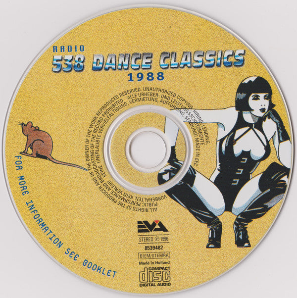 Various : Radio 538 Dance Classics 1988 (CD, Comp)