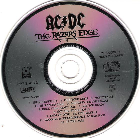 AC/DC : The Razors Edge (CD, Album)