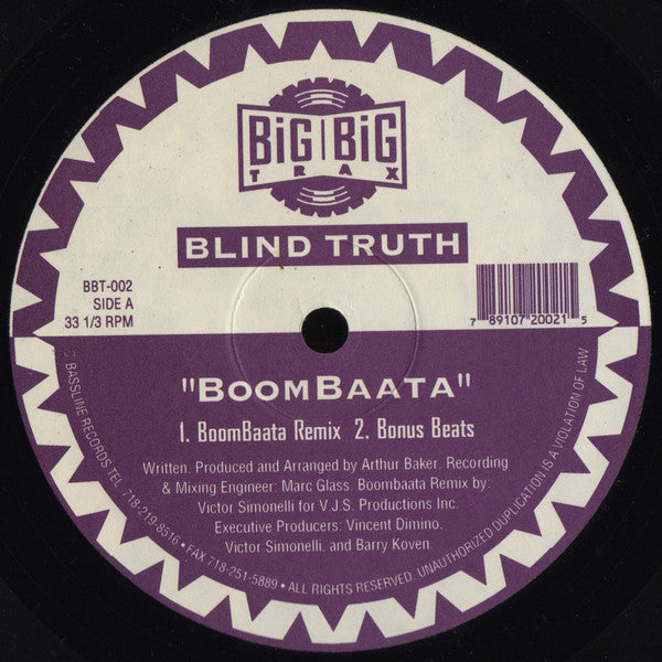 Blind Truth : BoomBaata (12")