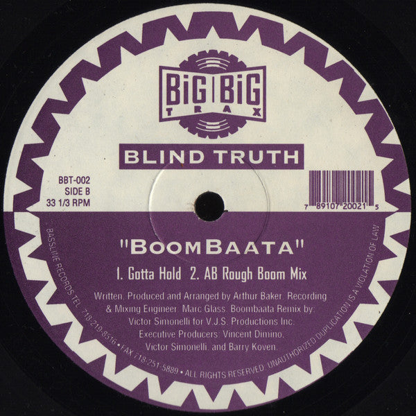 Blind Truth : BoomBaata (12")