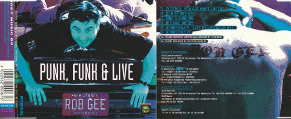 Rob Gee : Punk, Funk & Live (CD, Maxi)