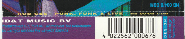 Rob Gee : Punk, Funk & Live (CD, Maxi)