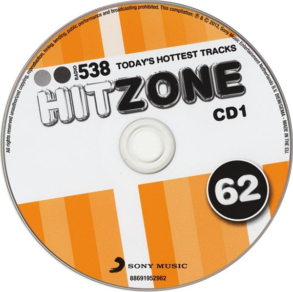 Various : Radio 538 Hitzone 62 (2xCD, Comp)
