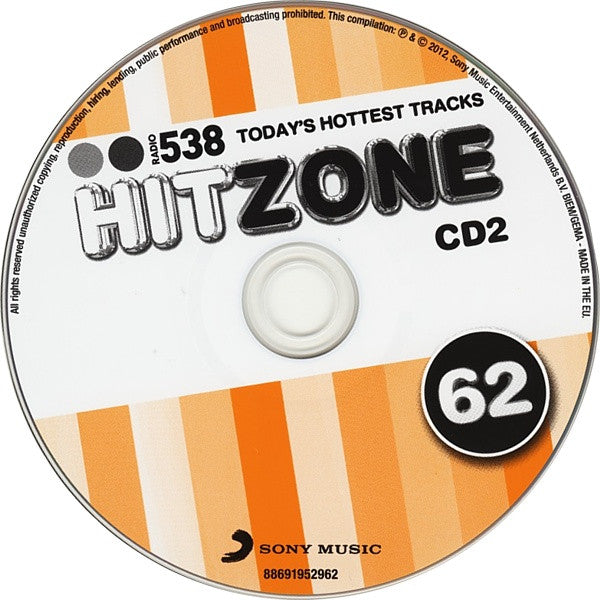 Various : Radio 538 Hitzone 62 (2xCD, Comp)