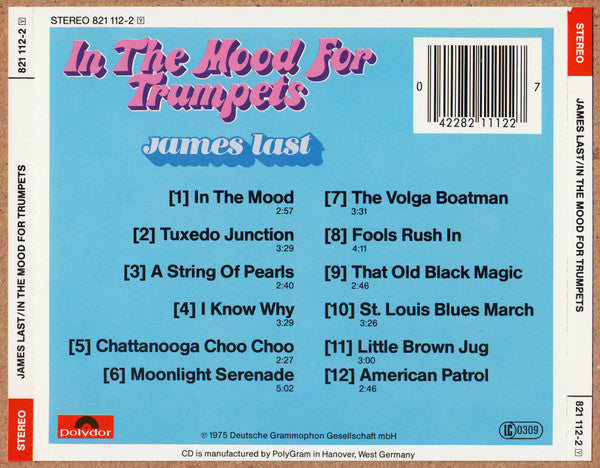 James Last : In The Mood For Trumpets (CD, Album, RE, RP)