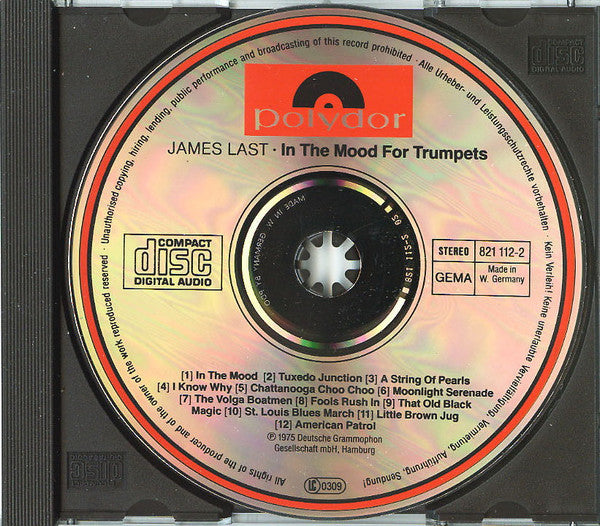 James Last : In The Mood For Trumpets (CD, Album, RE, RP)