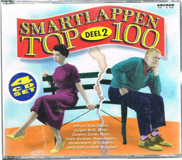 Various : Smartlappen Top 100 - Deel 2 (4xCD, Comp)