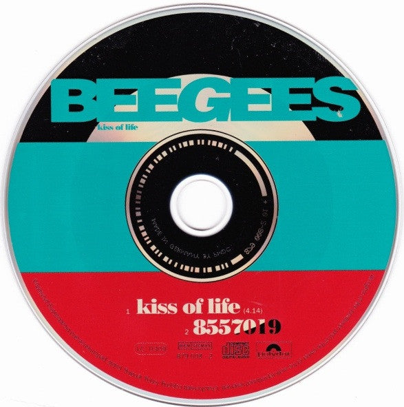 Bee Gees : Kiss Of Life (CD, Single)
