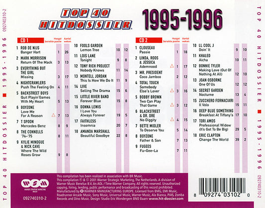 Various : Top 40 Hitdossier 1995-1996 (2xCD, Comp)