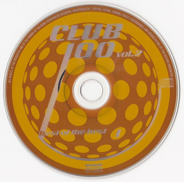 Various : Club 100 - Vol. 2 (4xCD, Comp)