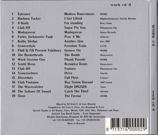 Olav Basoski & Erick E : Work #4 (CD, Comp, Mixed, Sil)