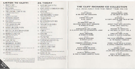 Cliff Richard : The CD Collection 2 - Listen To Cliff & 21 Today (2xCD, Album, Comp, RM)