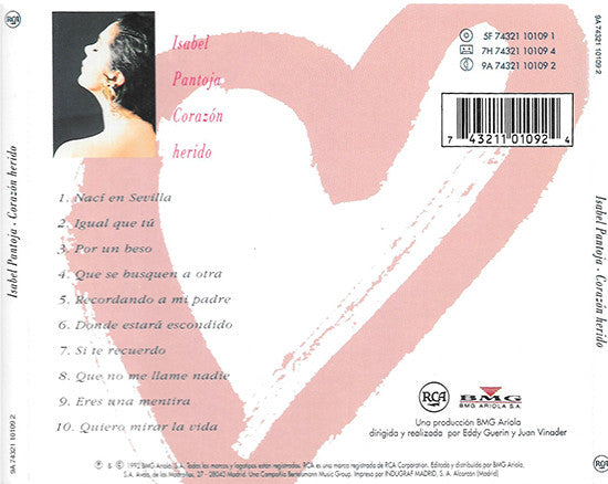 Isabel Pantoja : Corazón Herido (CD, Album)