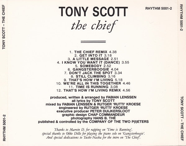 Tony Scott : The Chief (CD, Album)